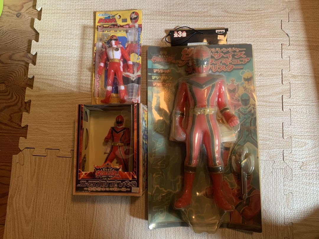 魔法戦隊マジレンジャー　マジレッドソフビ 魔法戦隊マジレンジャー マジレッド ビッグサイズ ソフビ
